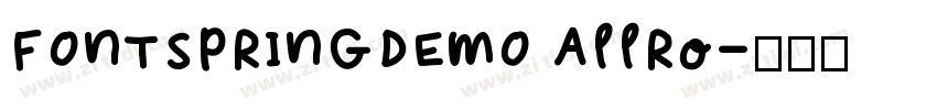 FONTSPRINGDEMO AllRo字体转换
